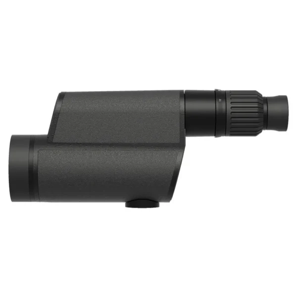 Leupold Mark 4 spotting scope, black angled body with eyepiece, left-side view