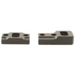 Leupold Dual Dovetail Base Kimber 8400 Matte Black two-piece bases, angled top view