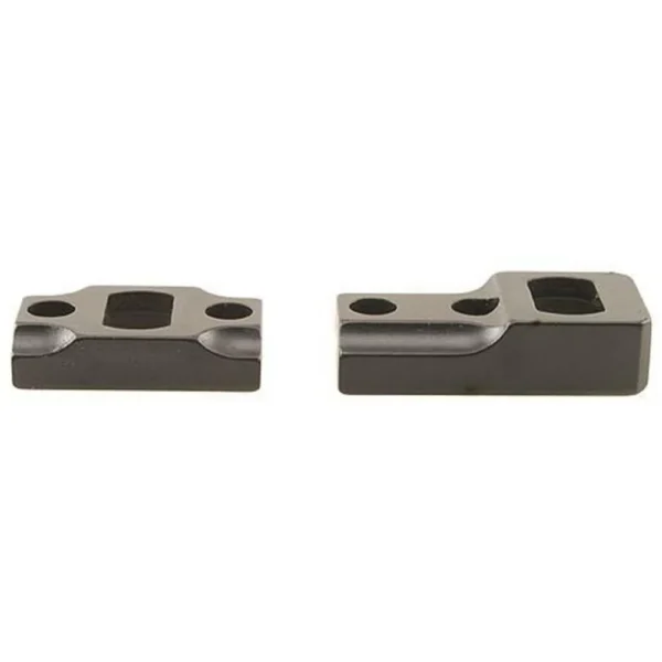Leupold Dual Dovetail Base Kimber 8400 Matte Black two-piece bases, angled top view