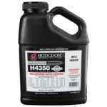 Hodgdon Extreme H4350 Rifle Powder, black handled container with front label