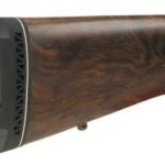 Pachmayr Field Recoil Pad F250, black ventilated pad fitted to a brown wood-grain stock