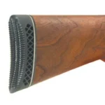 Pachmayr/Tacstar Division Pachmayr Trap T550 black recoil pad mounted on a wood buttstock