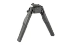 SAVAGE BIPOD M-LOK BLACK front view with two legs deployed