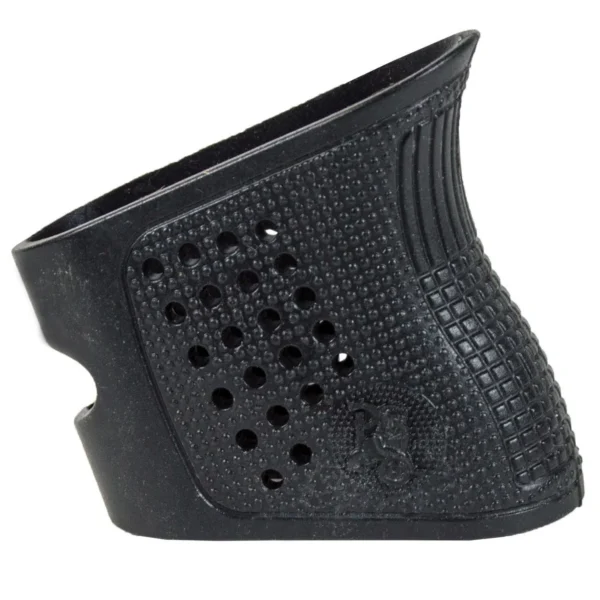 Pachmayr Tac Grip Glove for GLK Subcompact, black side view with textured finger grooves