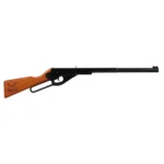 Daisy Buck BB Compact/Short LOP Lever Action Air Rifle, right side with wood stock and black barrel