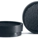 Leupold Mark 4 Anti Reflective Device, black threaded ring and honeycomb cover, angled view