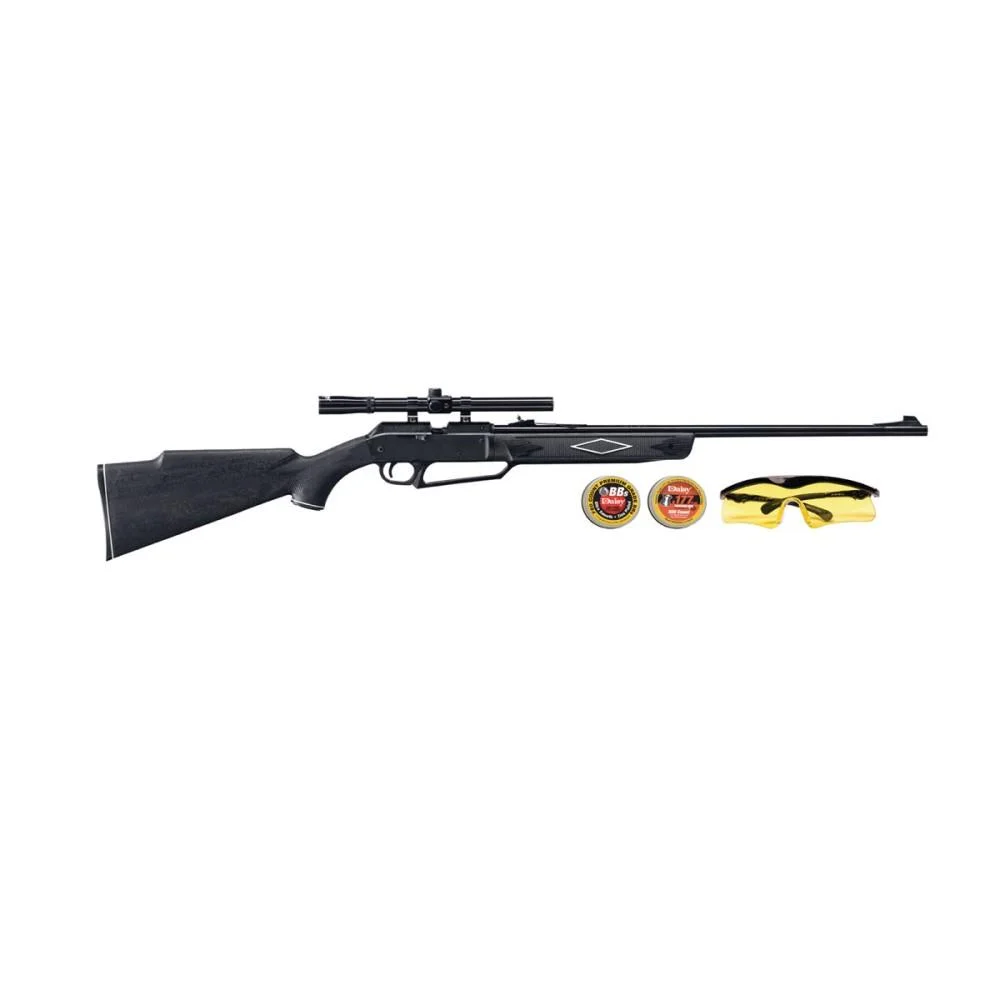 primary-25431 Daisy Manufacturing Co. Inc. Daisy Powerline 880 Pump Air Rifle Kit 177 Caliber BB & Pellet with Scope