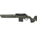 Savage Arms SAV 110 Ultra Predator, left-side view with gray stock, black receiver and barrel