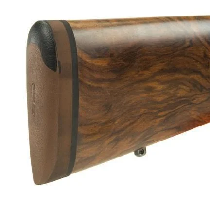 primary-25454 Pachmayr SC100 Decelerator Sporting Clay, rear-side view mounted on a brown wood stock