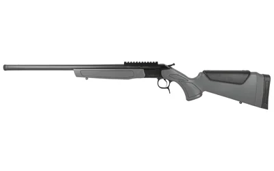 primary-25458 CVA Scout Single Shot Rifle .45-70 Govt. 22" Threaded Blued Barrel Grey Stock 0 MOA Pic Rail