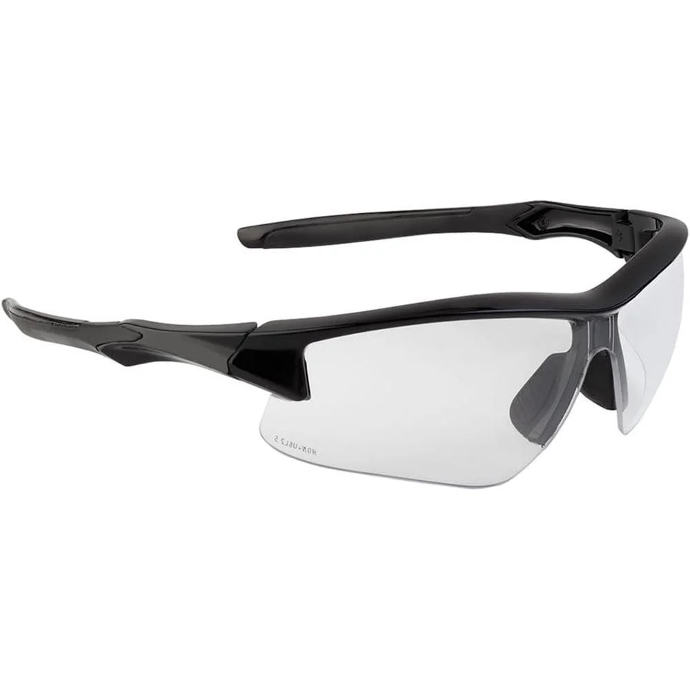 primary-25470 Westchester Protective Gear DBA PIP Global Safety Howard Leight UVEX Acadia Shooting Glasses Black with Clear Lens