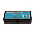 Hodgdon Triple Seven Pellets, closed black rectangular container with blue product label
