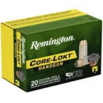 Remington Arms Co. Inc. Remington Core-Lokt Handgun Ammunition .44 Rem Mag 240gr SJHP 1220 fps 20/ct