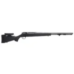 Traditions NitroBolt Muzzleloader Rifle, black left-side view with mounted sights