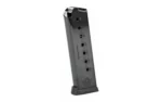 Armscor MAG ACT-MAG 1911, black magazine in angled side view with witness holes and base plate