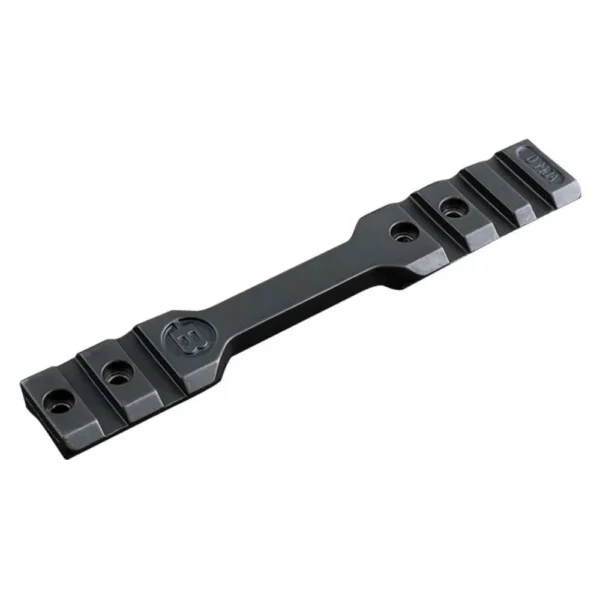Bergara BMR 0 MOA Rail black angled top view with mounting holes and raised end sections