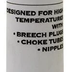CVA Black Powder Anti-Seize Stick Applicator, white cylindrical tube with orange band