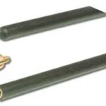 CVA Trophy 32-inch Ramrod Universal shown disassembled with two dark rods and brass connector