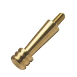 CVA Cleaning Jag, brass jag in angled side view with threaded end