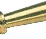 CVA Muzzleloader Cleaning Jag, side view of brass jag with threaded end