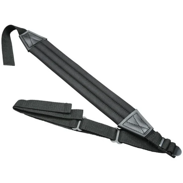 Butler Creek Ultra Sling, black padded sling with woven strap, buckles and adjustment hardware