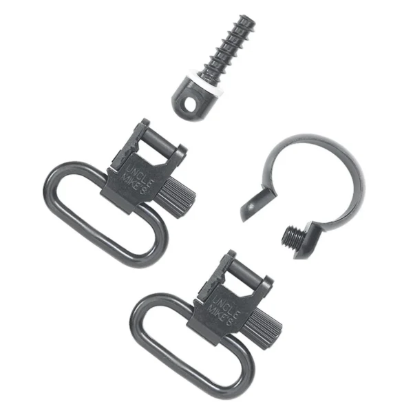 Michaels Of Oregon Uncle Mikes QD Swivels, black swivel and barrel band components