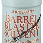 CVA Slick Load Barrel Blaster Solvent white bottle with ribbed cap, front view