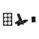 CVA Micro-Adjust Long Range Peep Sight, black sight components with adjustment reference card