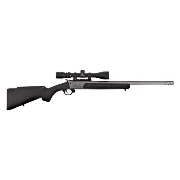 Traditions Performance Firearms Traditions Outfitter G3 Rifle 360 Buckhammer Single Shot 22" Barrel Black with 3-9x40 Scope