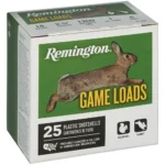 Remington Lead Game Load Shotshells, green and white box with rabbit graphic