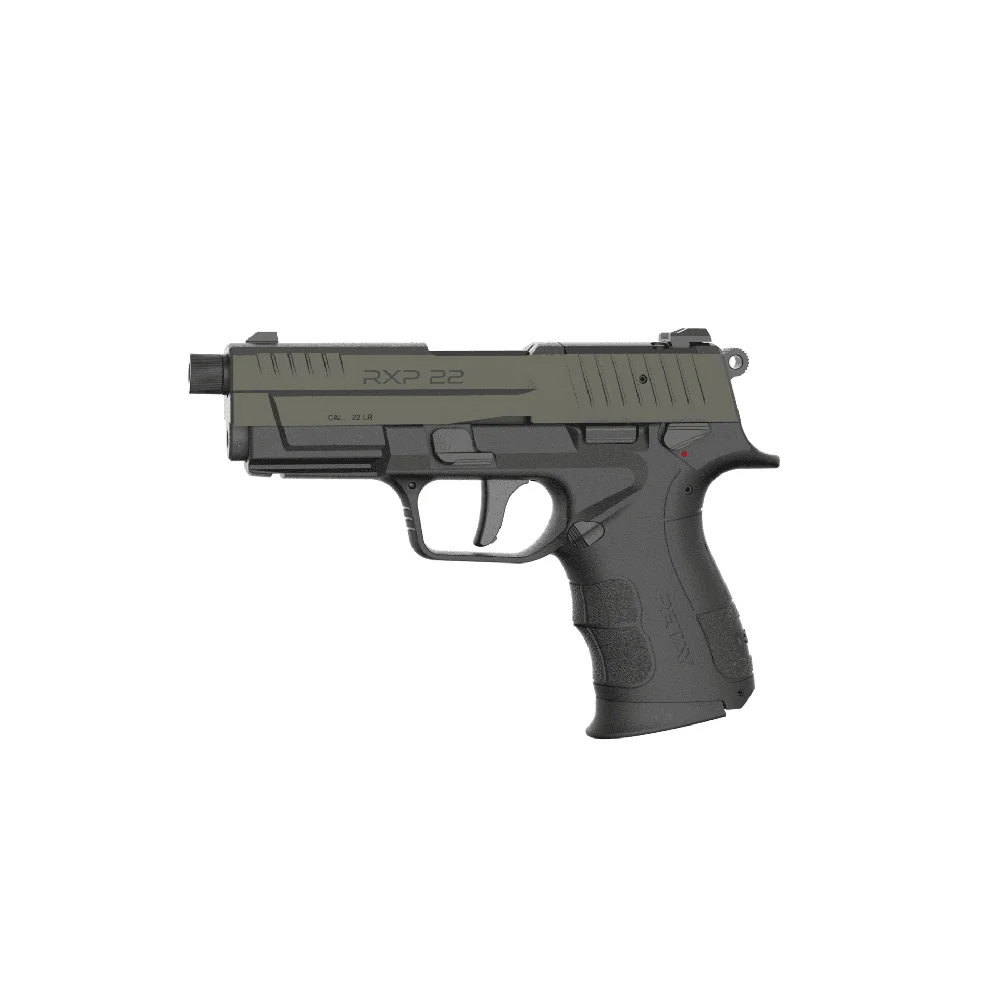 primary-2607 Retay USA Retay RXP22 Handgun .22 LR 13rd Magazines(2) 4" Threaded Barrel OD Green Slide/Black Frame