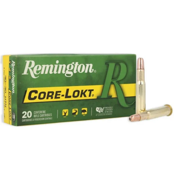 Remington Arms Co. Inc. Remington Core-Lokt Rifle Ammunition .30-30 Win 170 gr HP 2200 fps 20/ct