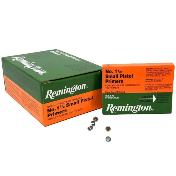 Remington Bulk Components Remington Centerfire Primers-1-1/2 Small Pistol 1000/ct