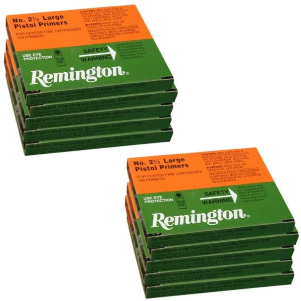 Remington Bulk Components Remington Centerfire Primers- 2-1/2 Large Pistol 1000/ct