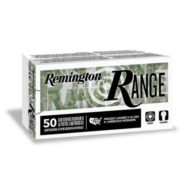 Remington Arms Co. Inc. Remington Range Handgun Ammunition .380 Auto 95gr FMJ 945 fps 50/ct