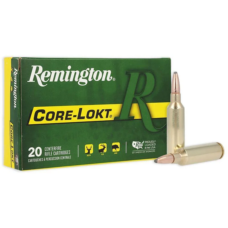 primary-26447 Remington Arms Co. Inc. Remington Core-Lokt Rifle Ammunition .270 WSM 130 gr PSP 3285 fps 20/ct