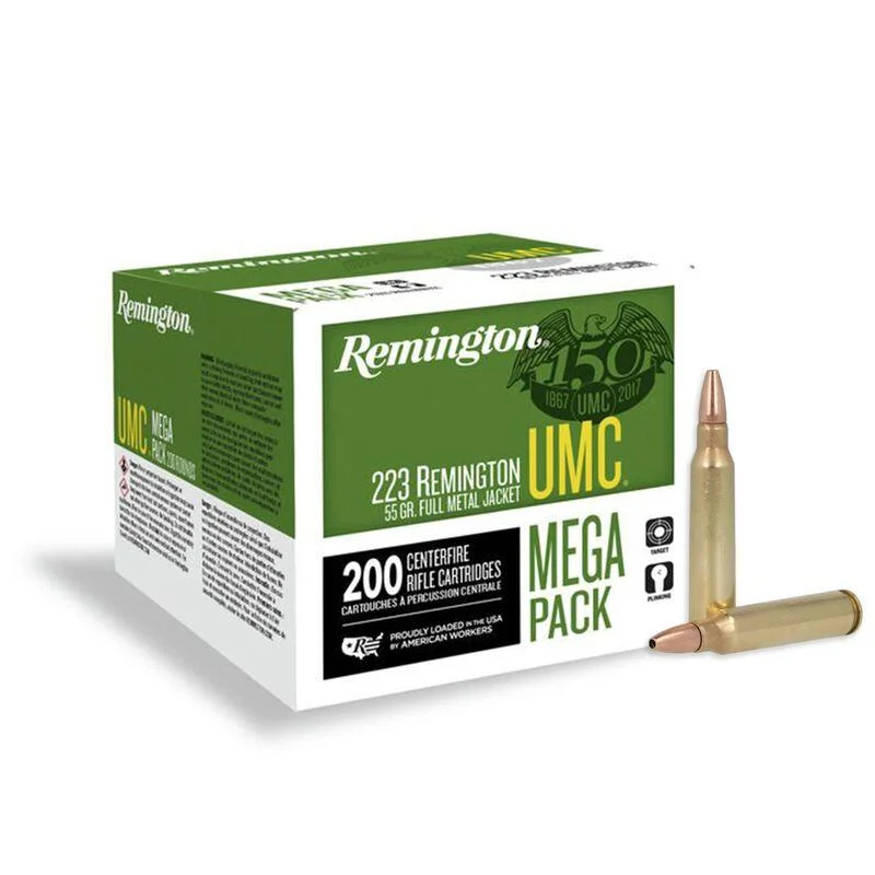 primary-26484 Remington Arms Co. Inc. Remington UMC Centerfire Rifle Ammunition .223 Rem 55 gr FMJ 3240 fps 200/ct
