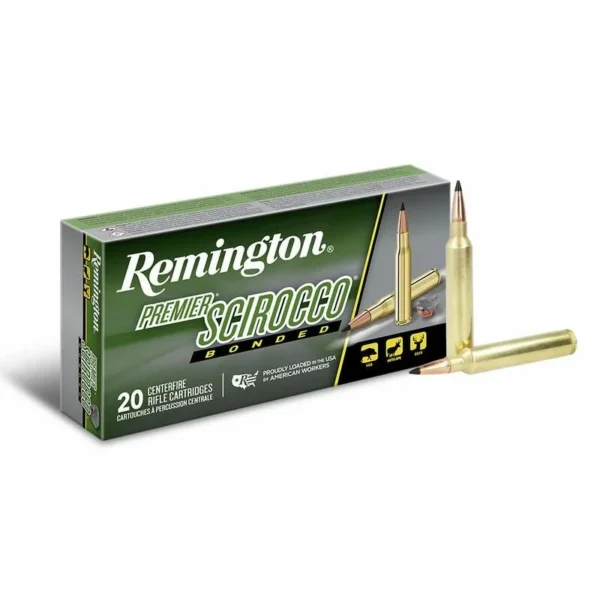 Remington Arms Co. Inc. Remington Premier Scirocco Rifle Ammunition 7mm Rem Ultra Mag 150 gr PT 3325 fps 20/ct