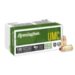 Remington Arms Co. Inc. Remington UMC Handgun Ammunition .380 ACP 88 gr. JHP 990 fps 100/ct