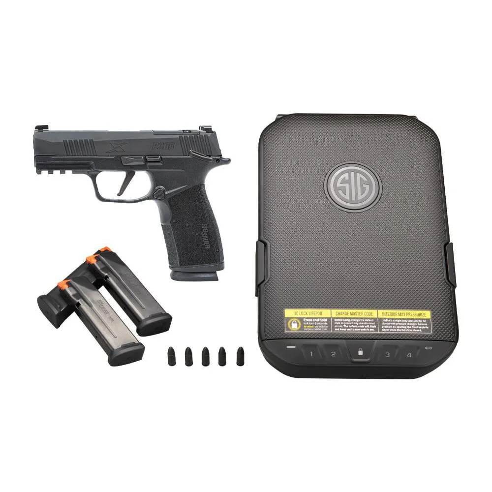 primary-2650 Sig Sauer P365 XMACRO Kit 9mm Luger 17rd Magazines(3) 3.7" Barrel Dummy Rounds Certificate for LifePod