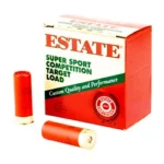 Estate Cartridge Super Sport Shotshells, red box with two red and white shells