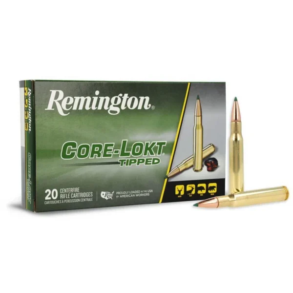 Remington Arms Co. Inc. Remington Core-Lokt Tipped Rifle Ammunition .30-06 165gr PT 2820 fps 20/ct