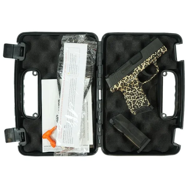 Sig Sauer P365 Leopard Print Optic Ready Handgun 9mm Luger 10rd Magazines(2) 3.1" Barrel X-RAY 3 Sights