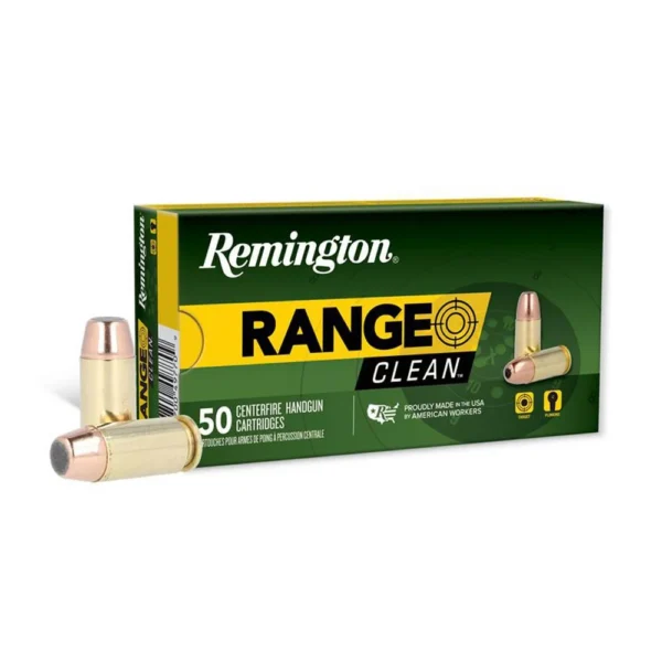 Remington Arms Co. Inc. Remington Range Clean Handgun Ammunition .40 S&W 180gr FNEB 990 fps 50/ct