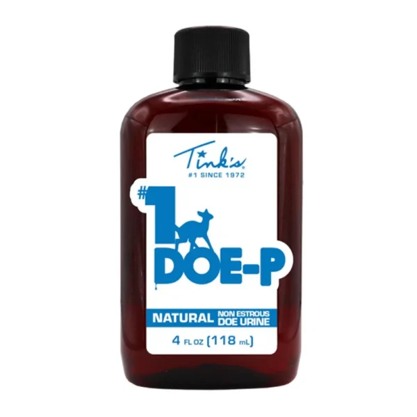 Dead Down Wind DBA Arcus Hunting Tink's #1 Doe-P Calming Plastic Bottle 4 oz