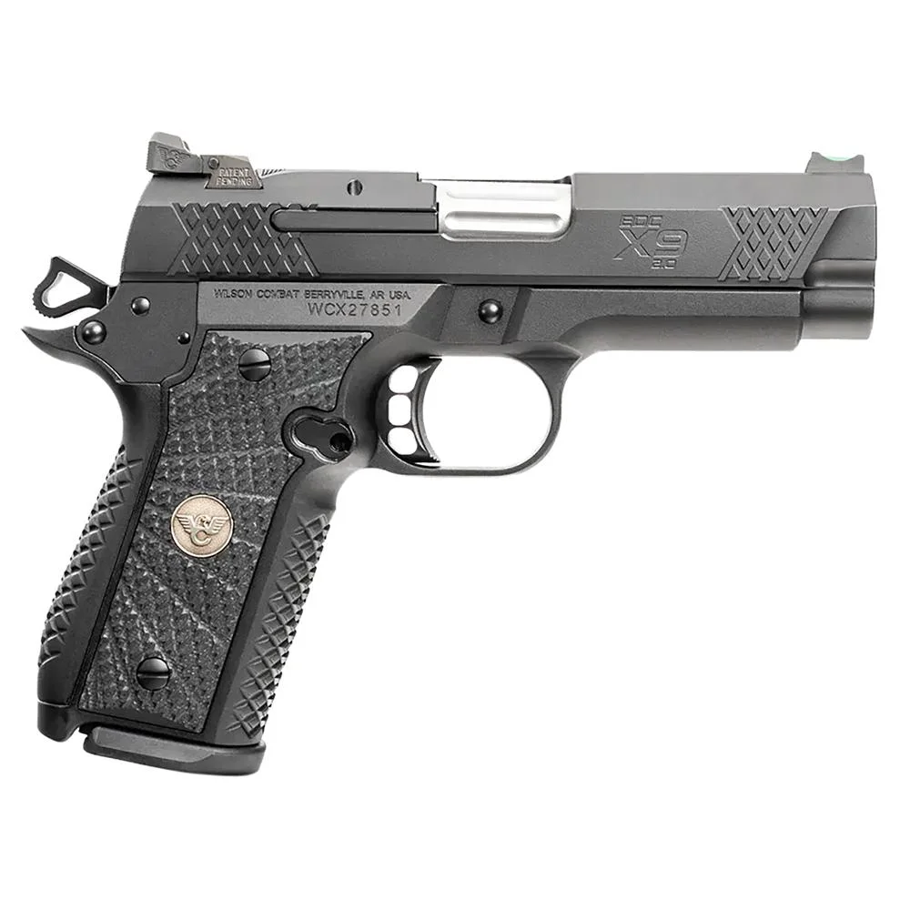 primary-2683 Wilson Combat EDC X9 2.0 Handgun 9mm Luger 15rd Magazine(2) 4" Barrel Non-Lightrail Armor-Tuff Slide Anodize Frame