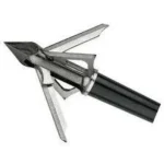 Feradyne Outdoors Muzzy Trocar HBX Crossbow Hybrid 4-Blade Broadhead 1" X 1 5/8" Cut 100gr 3/ct