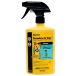 Sawyer Permethrin Insect Repellent Treatment for Dogs, yellow bottle with black trigger sprayer
