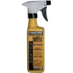 Sawyer Repellent Permethrin Premium Insect Repellent, yellow spray bottle with white trigger