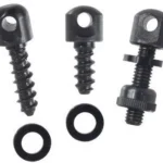 Outdoor Connection Swivel Base black three-piece screw set with two washers